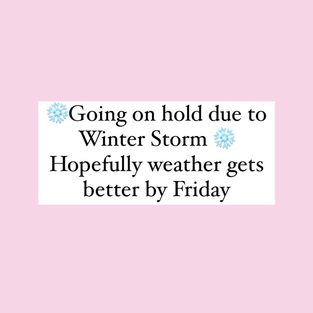 ❄️GOING ON HOLD❄️